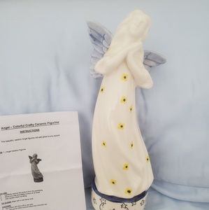 Avon ceramic angel figurine